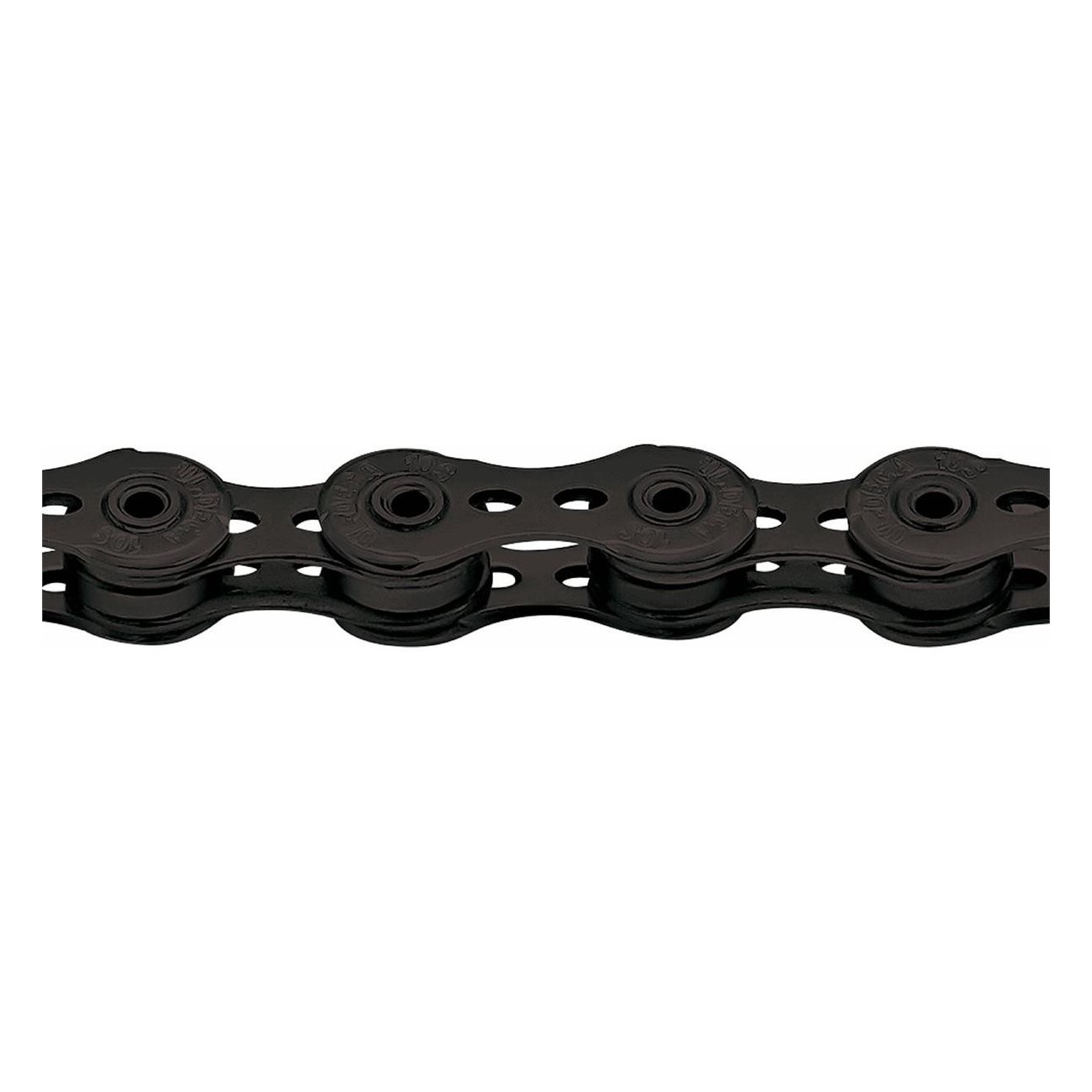 Fixed Gear 1V Chain for Bicycle, 112 Links, 1/2x1/8, Black Color - 1