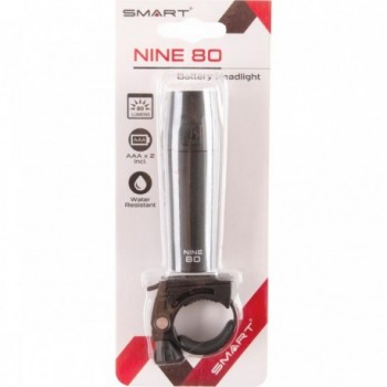 Nine 80 LED Smart Lamp, 80 Lumen, Black with Clip and Batteries Included - 2