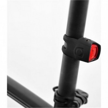 Bonin 2 LED Silikon Fahrradlichter Set mit Batterien und IPX4 Wasserdicht - 4