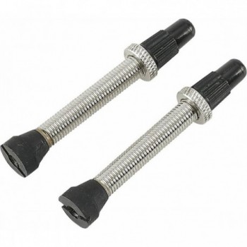 44mm Aluminum Tubeless Valves with Tapered Base - Pack of 2 - 1