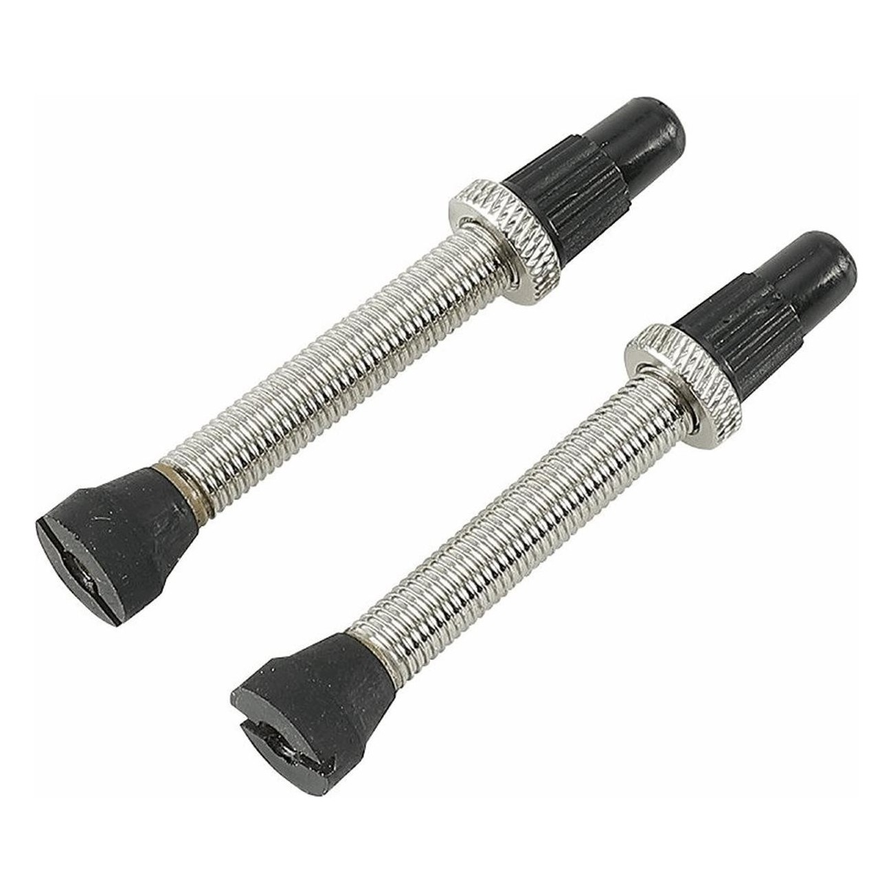 44mm Aluminum Tubeless Valves with Tapered Base - Pack of 2 - 1