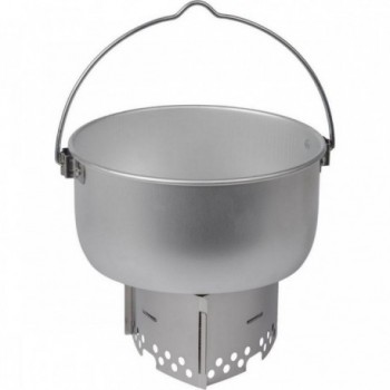 Contenedor Billy 125-2.5 L de Aluminio con Tapa y Asa para Cocina Exterior - 2