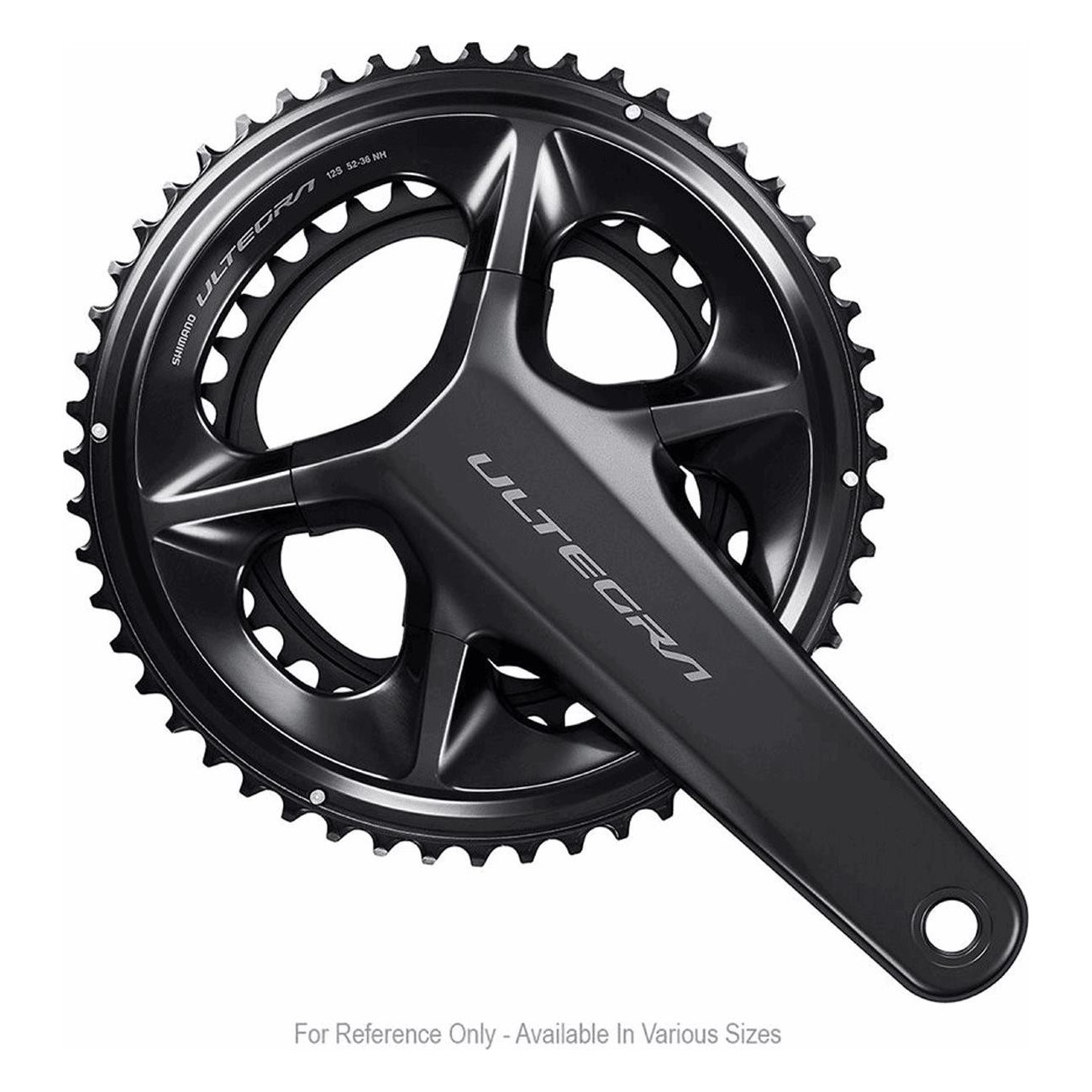 Shimano Ultegra FC-R8100 Crankset 12V 52/36T 172.5mm Black - 1