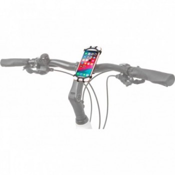 Universeller Silikon-Smartphone-Halter, Schwarz, 360° drehbar für Fahrrad - 2