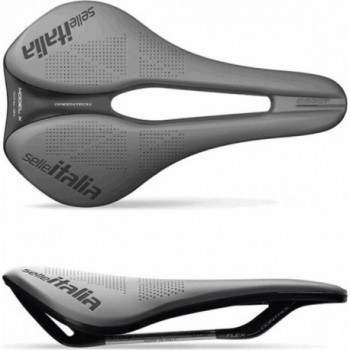 Model X Green Superflow Saddle Grey Matte 145x245mm - Lightweight Comfort 299g - 1