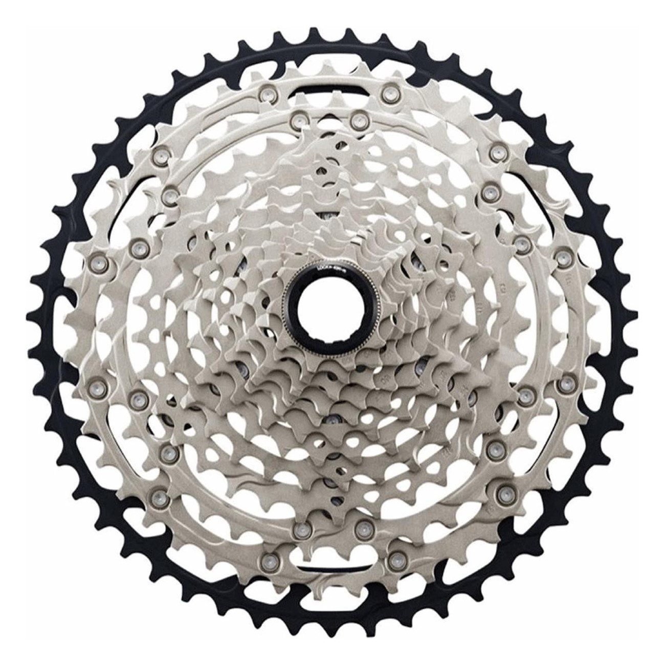 Cassette MTB Shimano SLX M7100 12V 10-51T Negro/Plata - Alto Rendimiento - 1