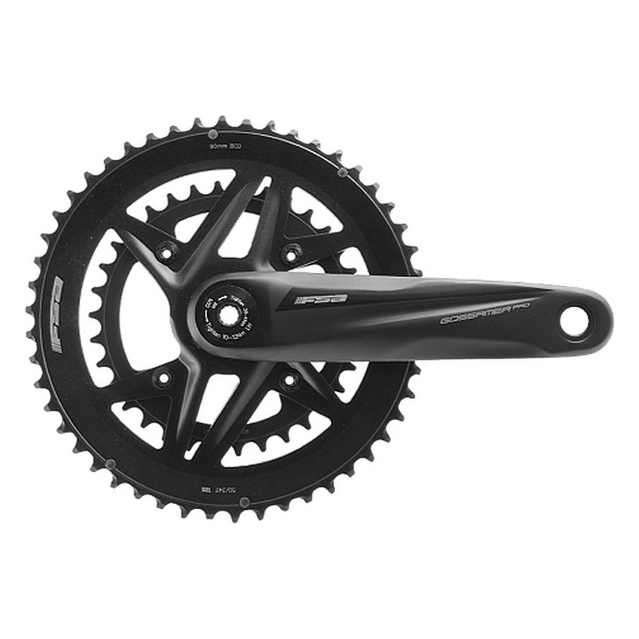 Gossamer Pro Direct Mount MegaExo 24mm 2x 50x34D SH12 170mm Crankset - 1