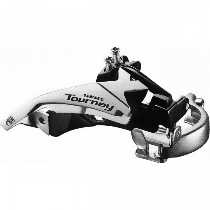 Shimano FD-TY500-TS6 Front Derailleur 3x7/6v for Bicycles, Clamp-On - 1