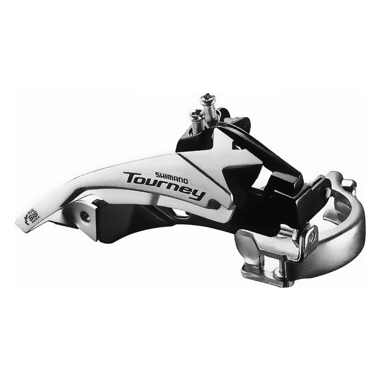 Shimano FD-TY500-TS6 Front Derailleur 3x7/6v for Bicycles, Clamp-On - 1