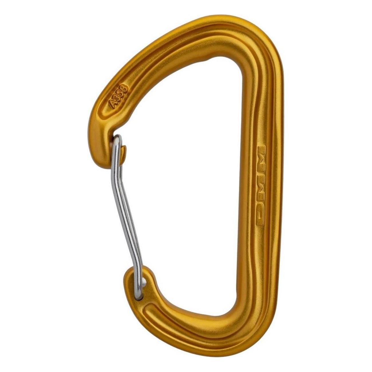 Gold Spectre 33g Climbing Carabiner with I-Beam Construction & Protected Nose - Single - 1