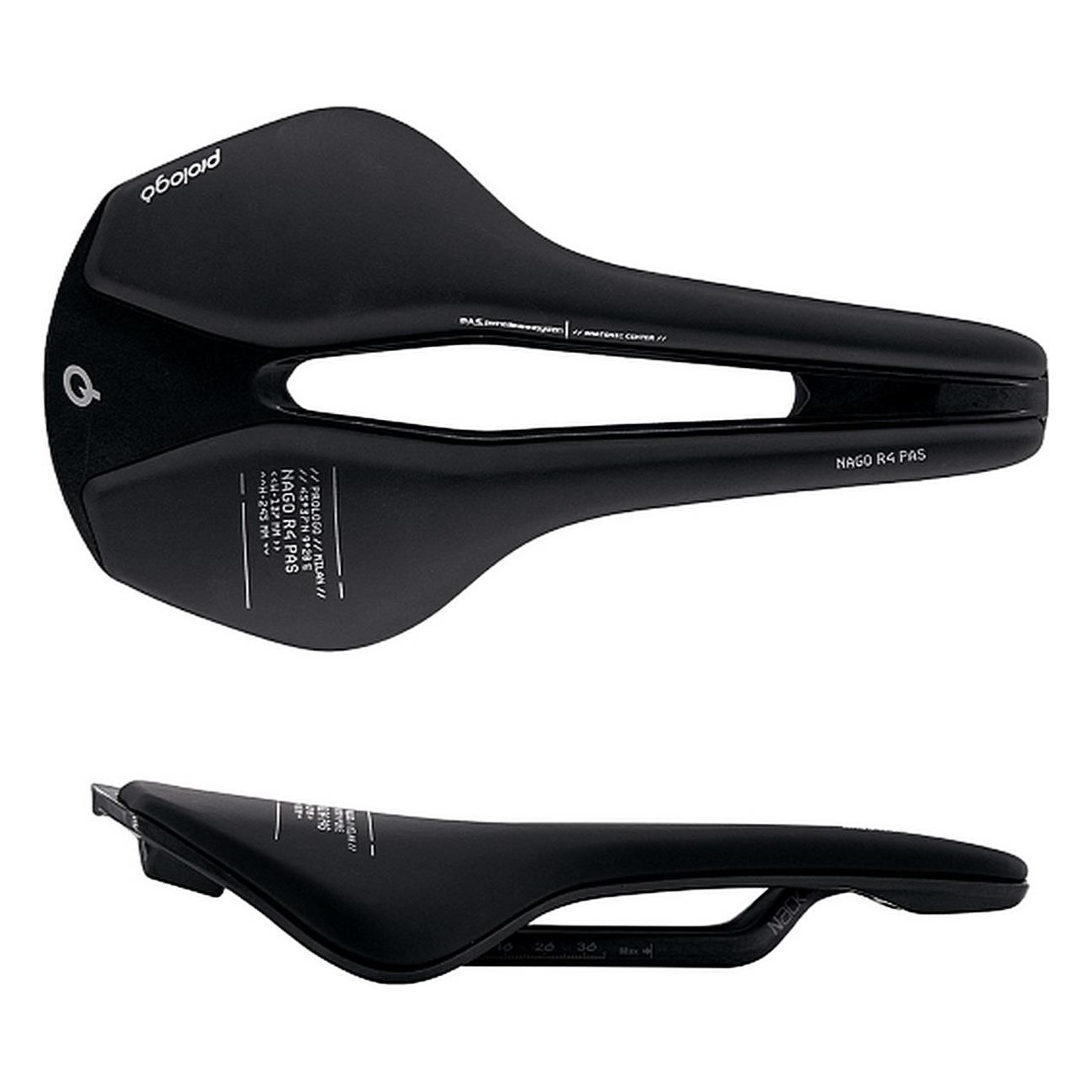 Prologo Nago R4 137 PAS Nack Black - Comfort and Performance for Cyclists - 1