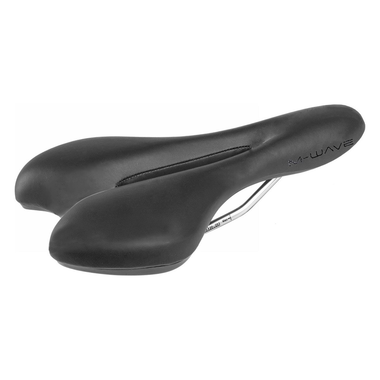 Sella da Corsa M-Wave Comp VI 270x152 mm Nero con Taglio O-Zone Full Cut per Sollievo Pressione - 1 - Selle - 0698238533935