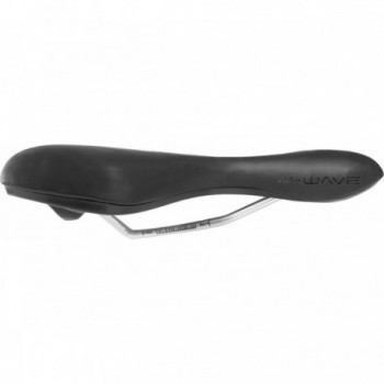 Sella da Corsa M-Wave Comp VI 270x152 mm Nero con Taglio O-Zone Full Cut per Sollievo Pressione - 2 - Selle - 0698238533935