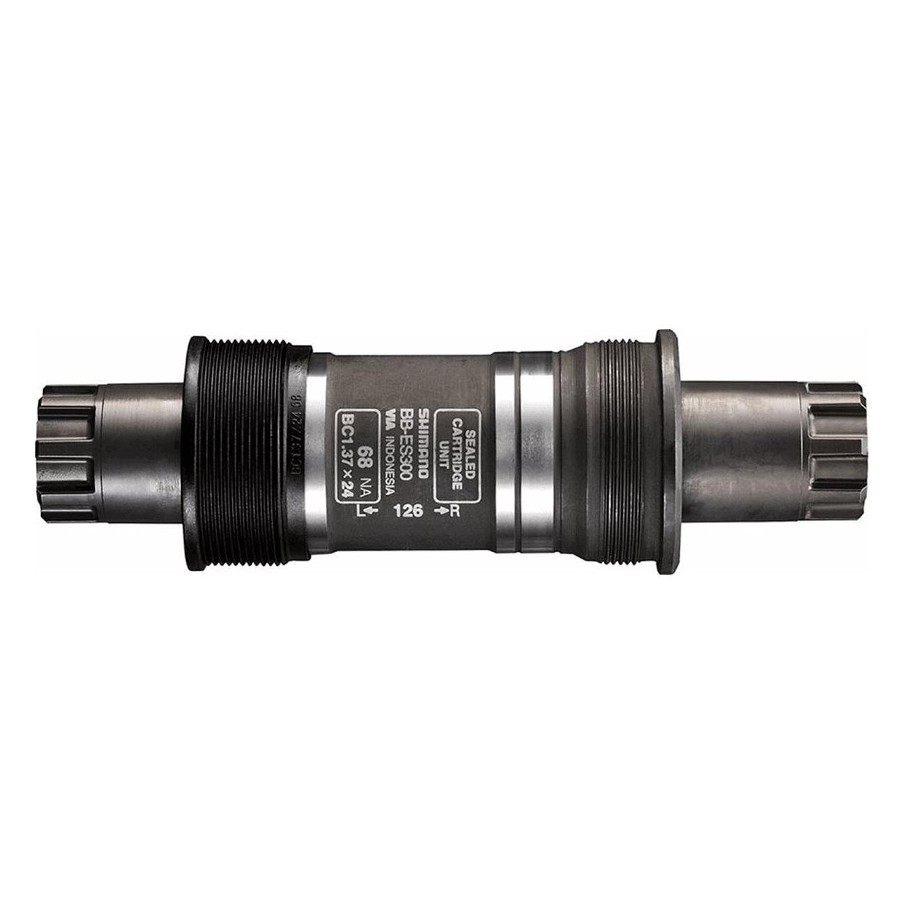 Shimano Acera MTB Bottom Bracket BSA 118x68mm Black - Compatible with Threaded Frames - 1