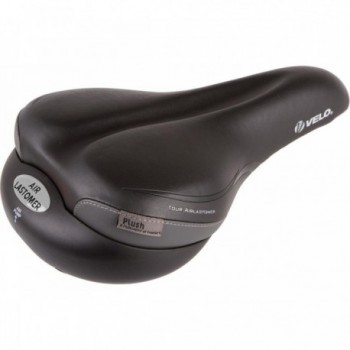 Sella Velo Plush Tour Airlastomer 270x180 mm Nera con Cuscino d'Aria e Protezione Antiabrasione, 665g - 1 - Selle - 069823853766