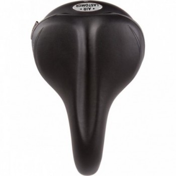 Selle Velo Plush Tour Airlastomer 270x180 mm Noire avec Coussin d'Air - 2