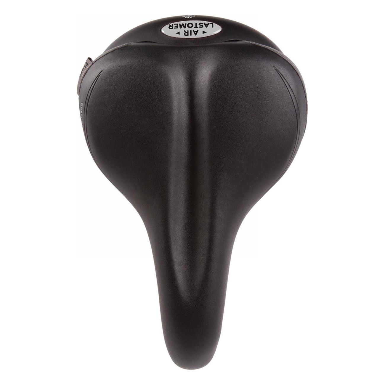 Velo Plush Tour Airlastomer Saddle 270x180 mm Black with Air Cushion - 2