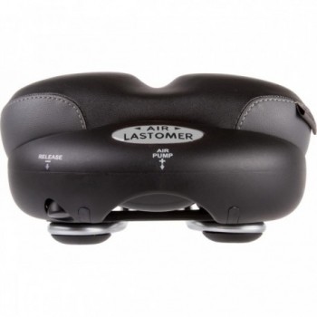 Selle Velo Plush Tour Airlastomer 270x180 mm Noire avec Coussin d'Air - 3