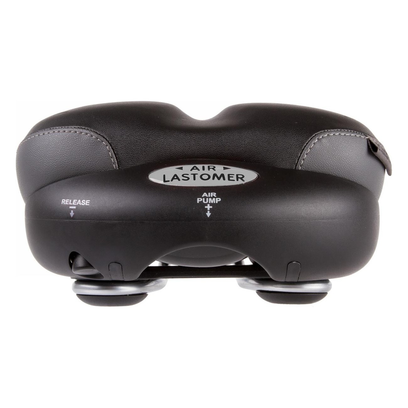 Selle Velo Plush Tour Airlastomer 270x180 mm Noire avec Coussin d'Air - 3