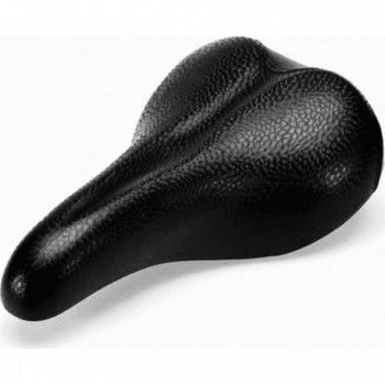 Men's Black PU Citybike Saddle - 272x167 mm, 362 g, Comfort & Durability - 1