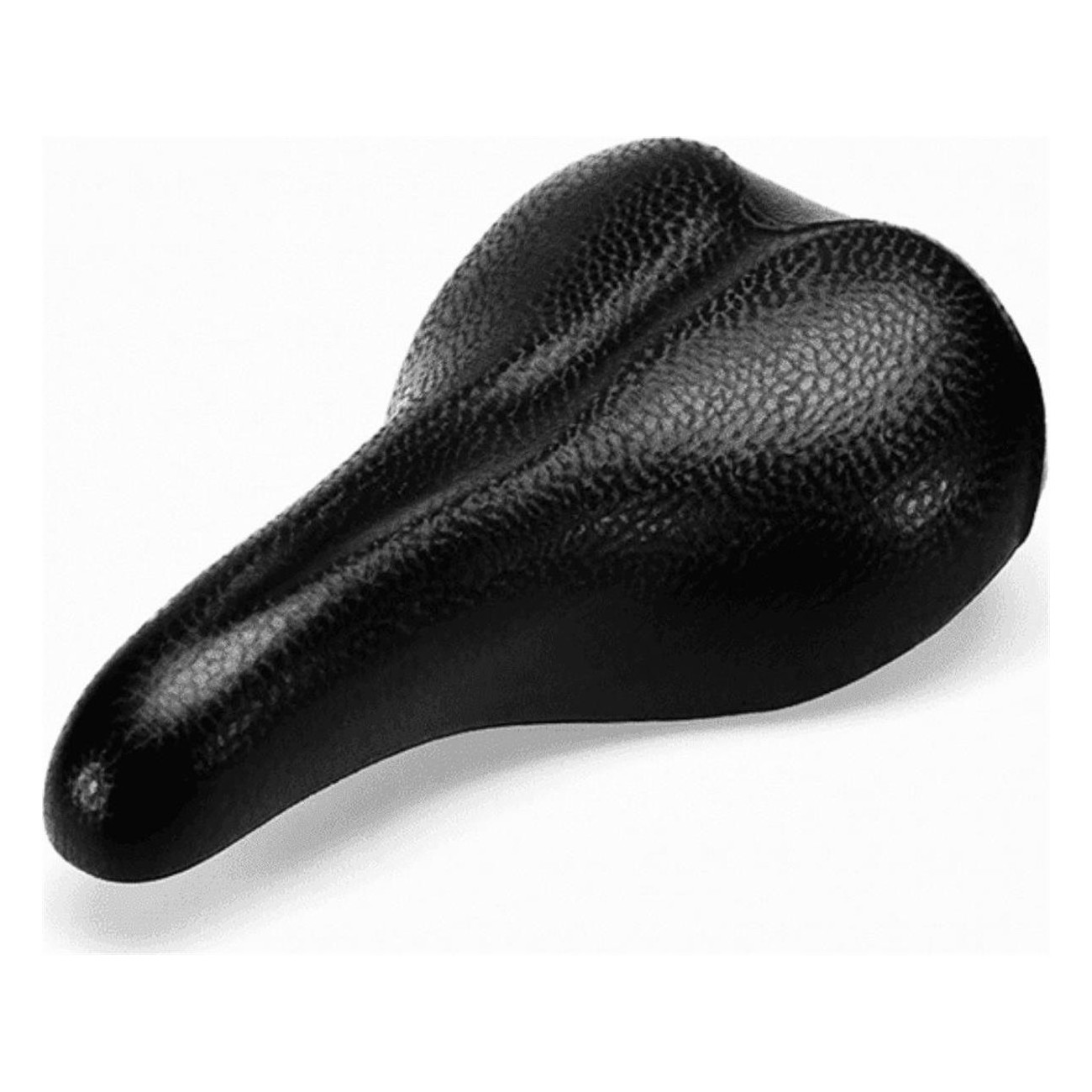 Men's Black PU Citybike Saddle - 272x167 mm, 362 g, Comfort & Durability - 1