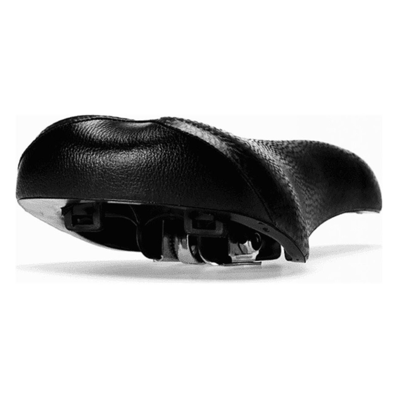 Men's Black PU Citybike Saddle - 272x167 mm, 362 g, Comfort & Durability - 2