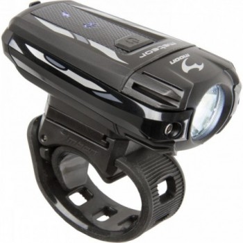 Moon Meteor 400lm USB Battery Headlamp, Black, with Handlebar and Helmet Mount - 1