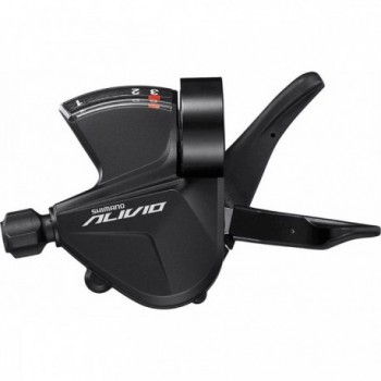 Shimano Alivio M3100 3-Speed Left Shift Lever Black for MTB - 1