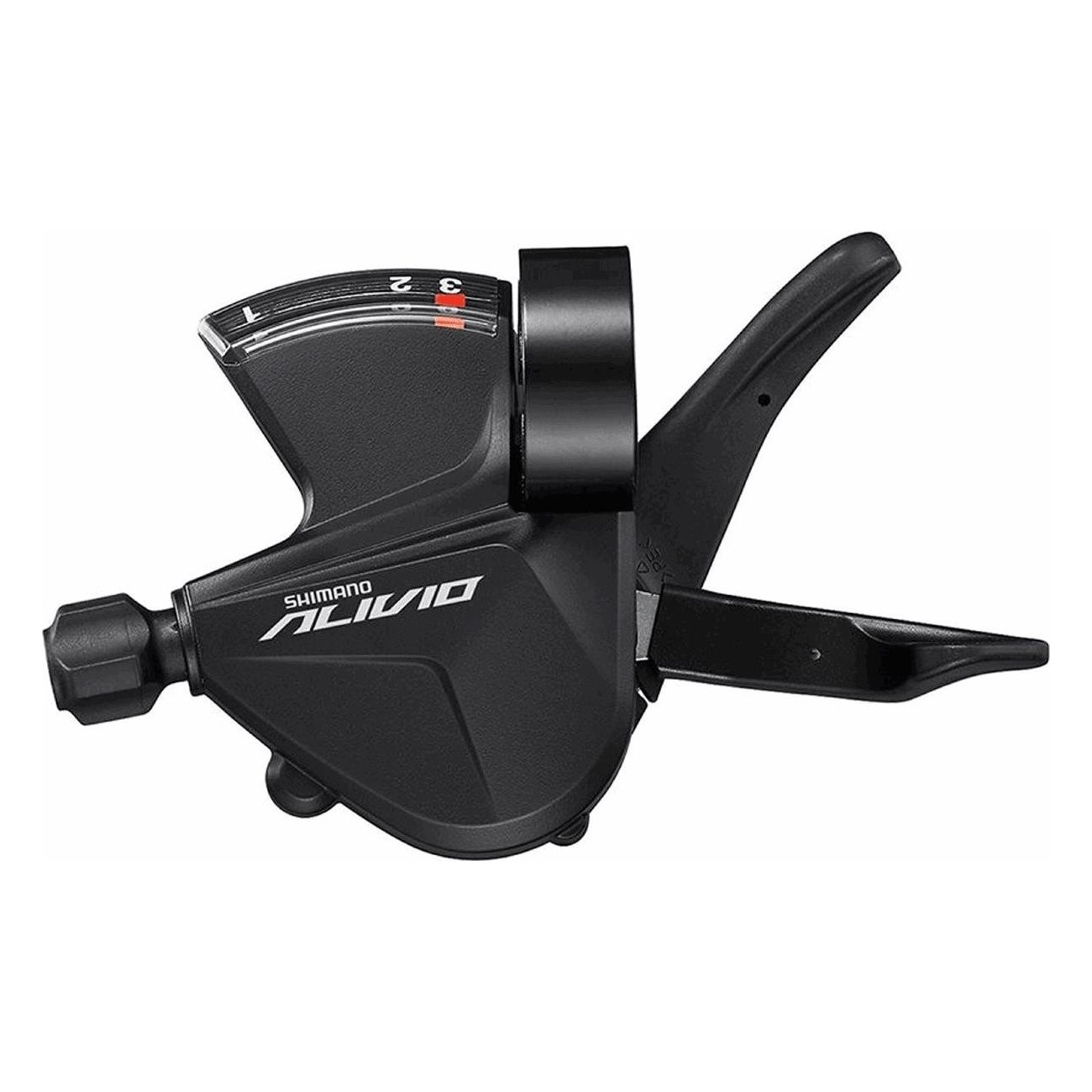 Manette de Dérailleur Gauche Shimano Alivio M3100 3V Noir pour VTT - 1