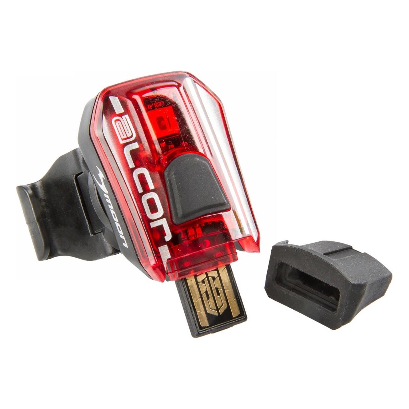 MOON Alcor USB Rechargeable Red LED Rear Light with 5 Functions - 2