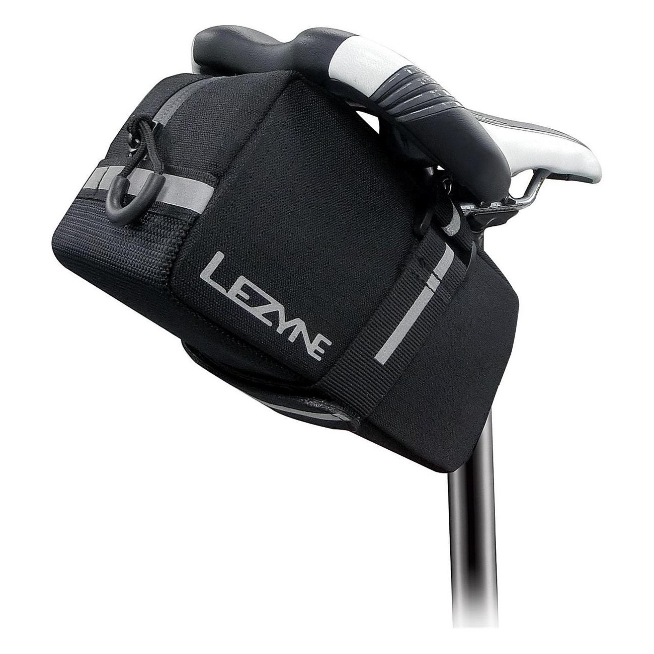 Borsa da Sella Lezyne Road Caddy XL Nera - Resistente e Compatta per Ciclisti - 2 - Borse e bauletti - 4712805990658