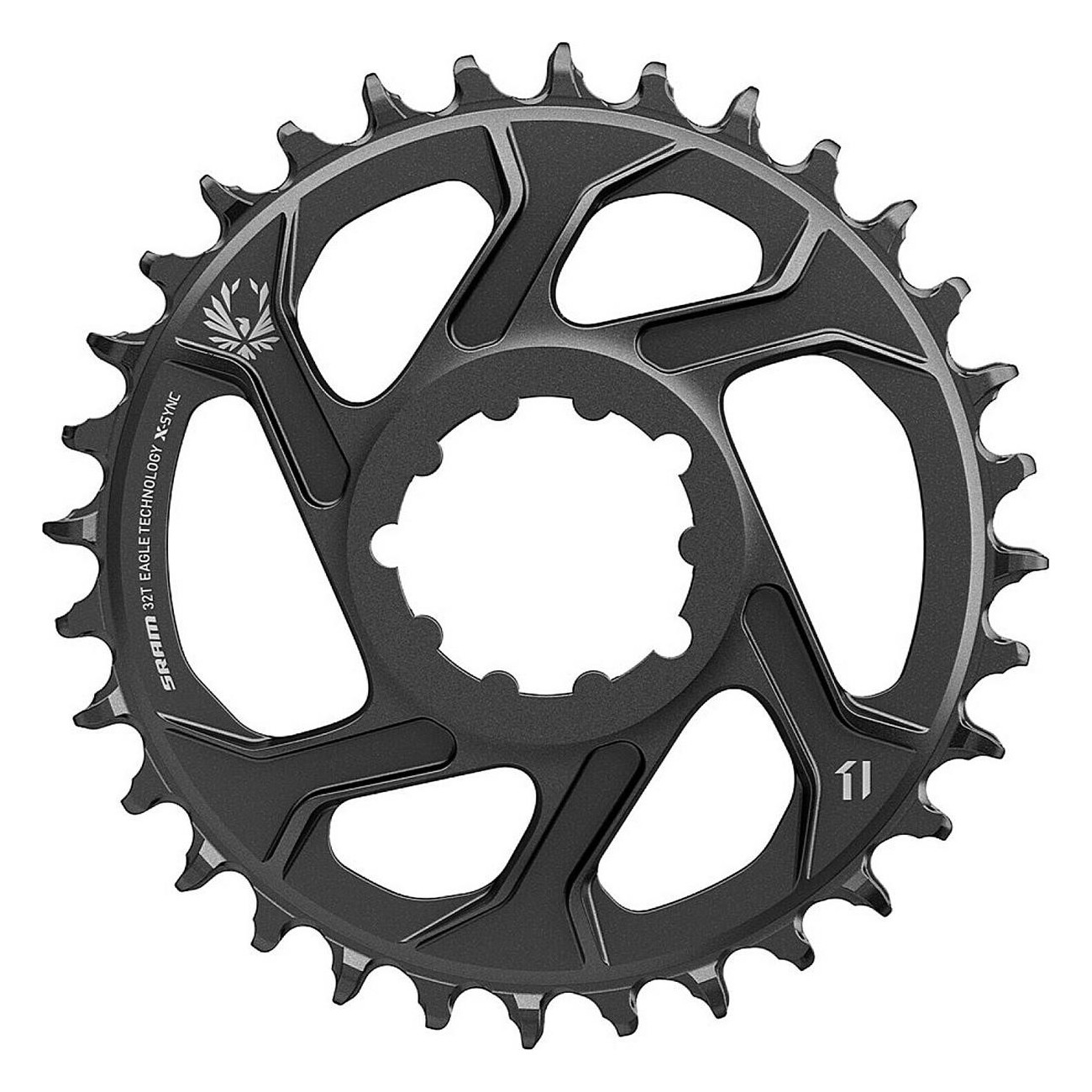 X-Sync 2 SL Eagle Chainring for MTB, Boost Compatible, 12 Speed, Aluminum - 1