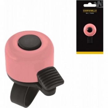 Sonnette de vélo rose Din Din en acier Ø34 mm - Élégante et fonctionnelle - 1