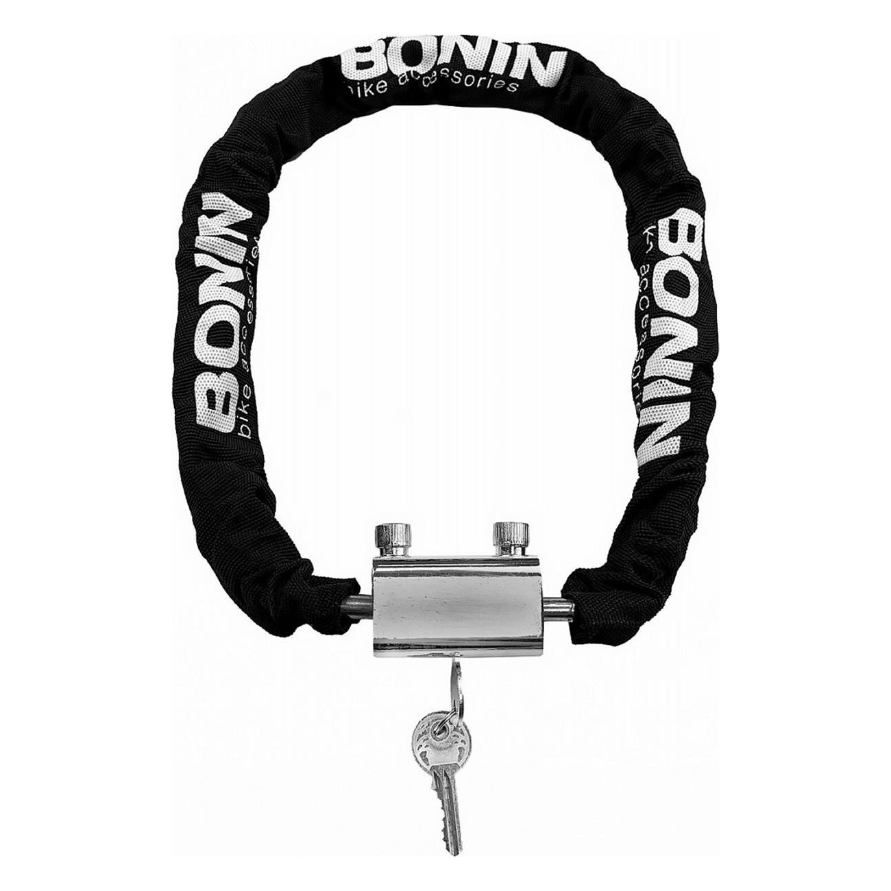 Cadena de Seguridad Bonin 8x900 mm con Candado Reforzado Negro - 1