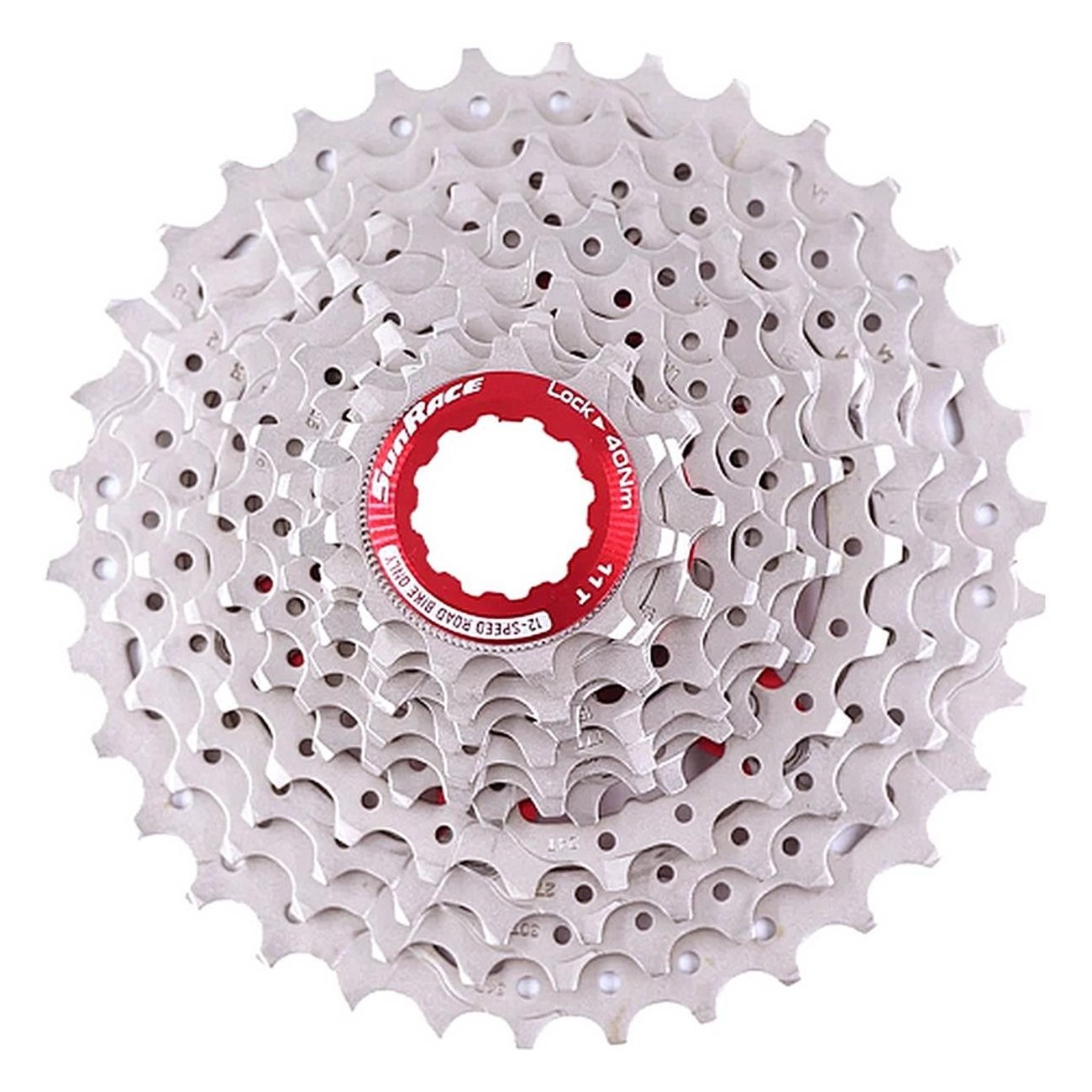 Paquete de piñones cassette RZ800 12V 11-36 Dientes Plata para Shimano/Sram - 1