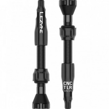 Lezyne CNC 44mm Tubeless Valve in Black Aluminum with Core Remover - 2