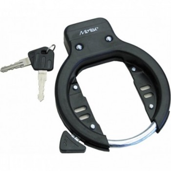 Cadenas en U noire MVTEK avec fixation au cadre de vélo - 1