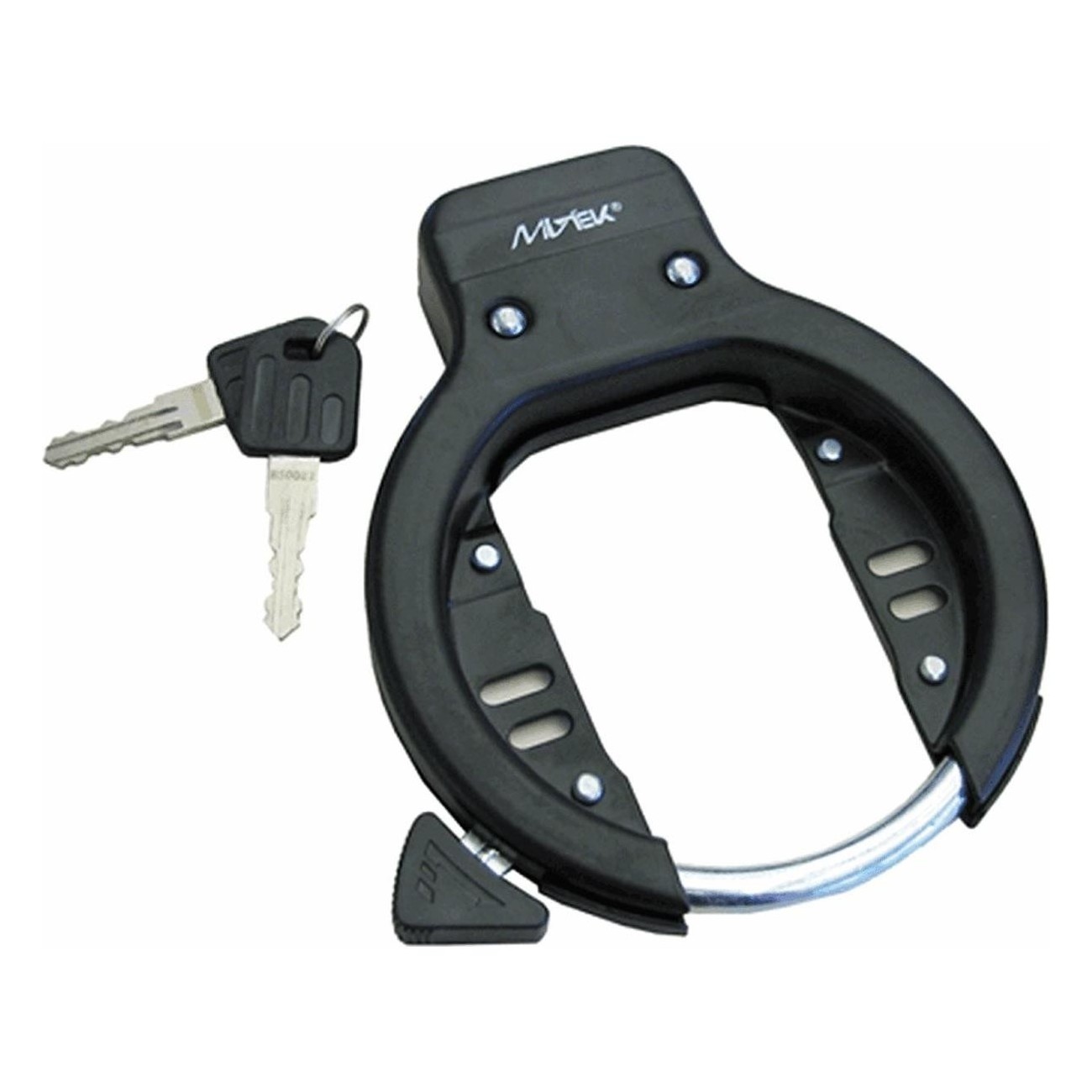 Candado de arco negro MVTEK con soporte para bicicleta - 1