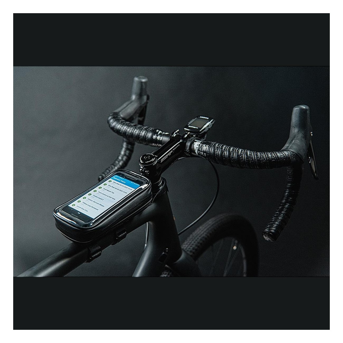 Lezyne Smart Energy Caddy Smartphone Holder for Top Tube, Black - 3