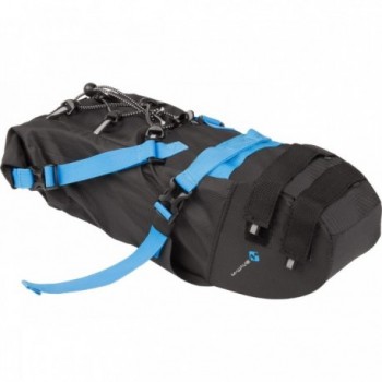 Mochila-Silla M-WAVE Rough Ride M Negra 5L con Soporte Clip y Etiqueta Reflex - 1