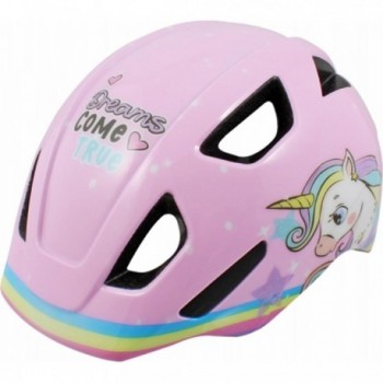 Casco Infantil Rosa con Unicornios Fun Kid Unicorn, Talla S (53-56 cm) - 1