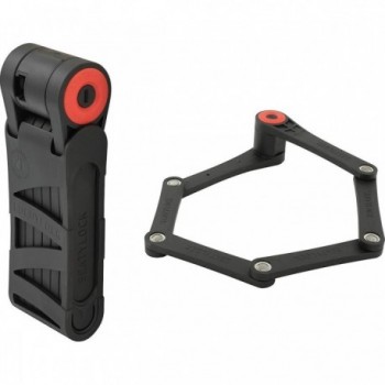 Candado Plegable Foldylock Forever Negro-Rojo - Seguridad y Diseño Compacto - 1