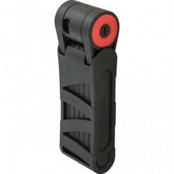 Candado Plegable Foldylock Forever Negro-Rojo - Seguridad y Diseño Compacto - 6