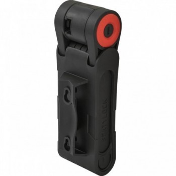 Candado Plegable Foldylock Forever Negro-Rojo - Seguridad y Diseño Compacto - 7