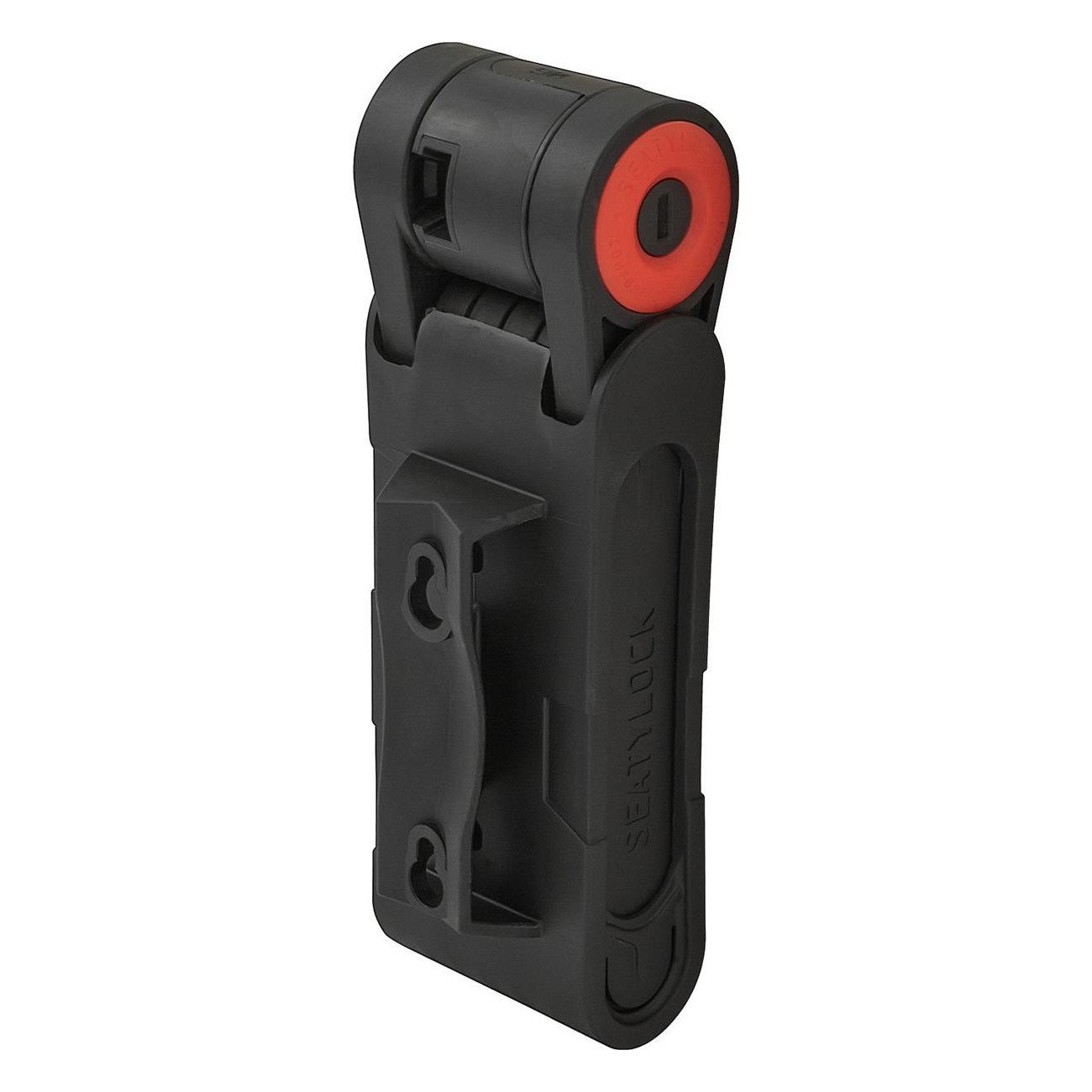 Candado Plegable Foldylock Forever Negro-Rojo - Seguridad y Diseño Compacto - 7