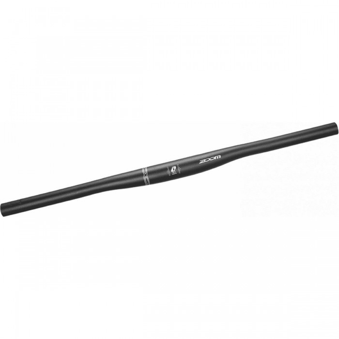 Guidon MTB ZOOM Plat en Aluminium Noir 31.8mm x 760mm - Conduite Stable et Confortable - 1