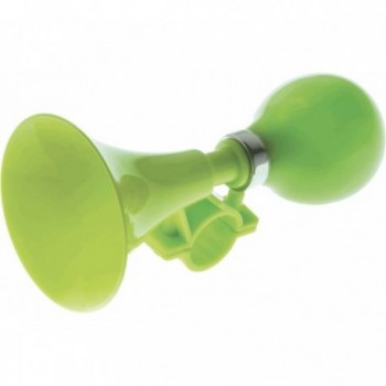 Green Junior Bicycle Horn in Plastic and Rubber - 70 mm Diameter - 1