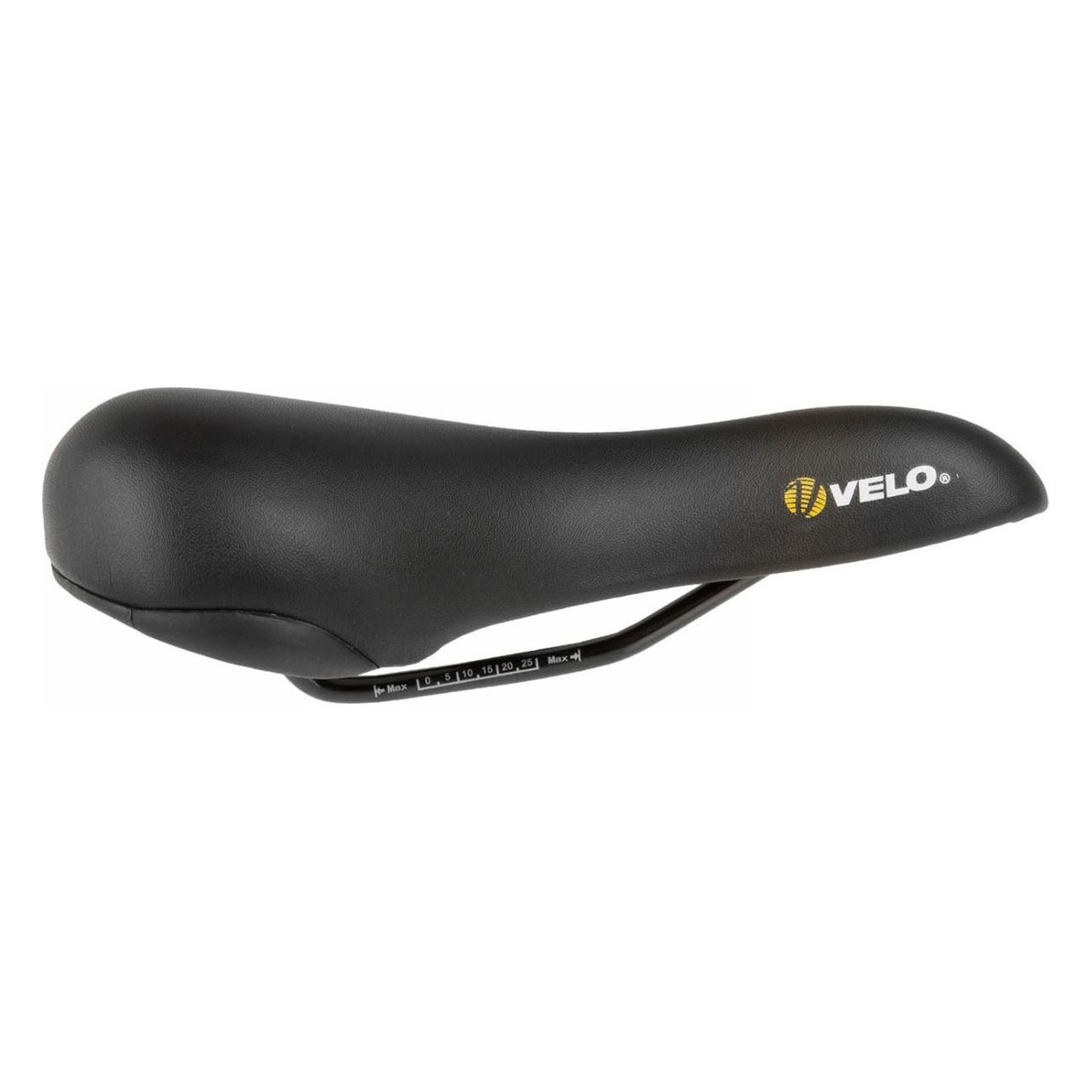 Sella Velo Tour L2 Eco Donna Nero 252x190 mm con Protezione Antiabrasione per Lunghi Tour in Bicicletta - 2 - Selle - 4015493250