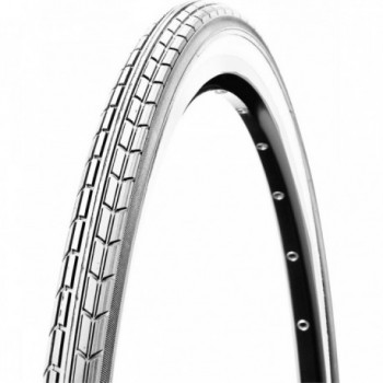 CST 26x1 3/8 White Rigid Tire for City Trekking - Performance & Durability - 1