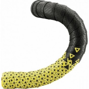 Nastro Manubrio LOOP in PU+EVA Nero/Giallo con Tappi - 96g, 2,5mm Spessore - 1 - Nastri manubrio - 8052783487938